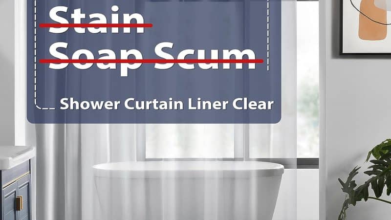 LOVTEX Clear Shower Curtain Liner: The Perfect Waterproof Solution for Your Bathroom