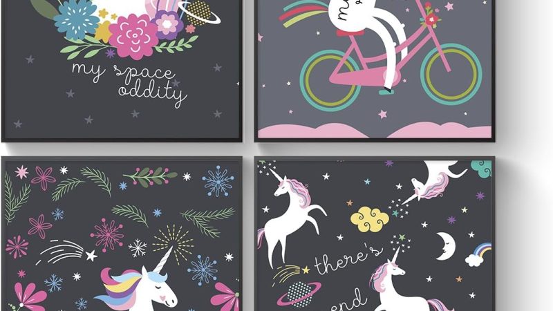 Pillow & Toast Unicorn Posters: A Magical Addition to Any Girl’s Bedroom