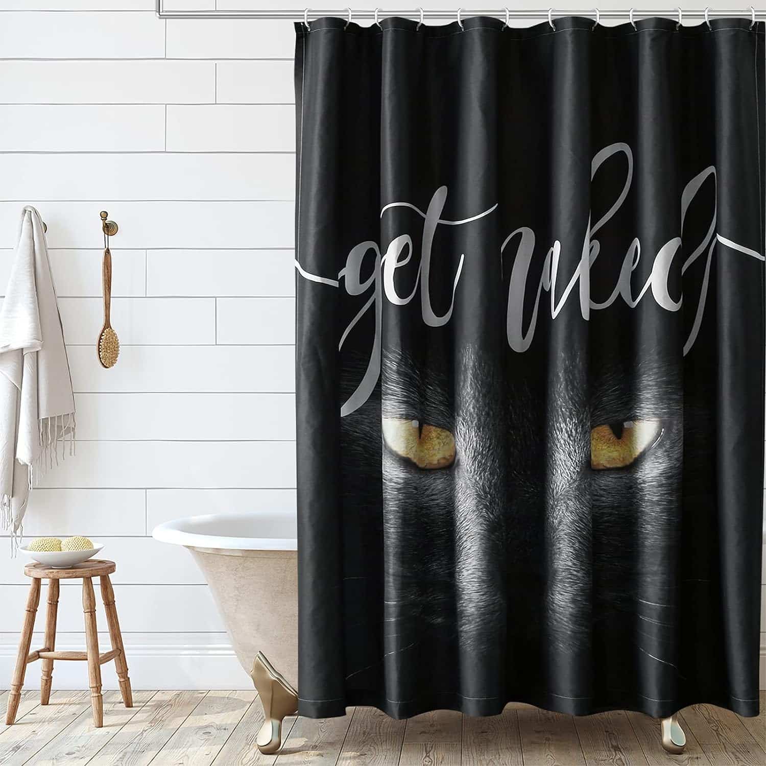Alimumu Get Naked Shower Curtain: A Fun and Chic Addition to Your Bathroom