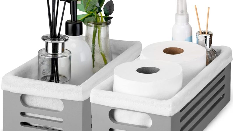 Toilet Basket Tank Topper: The Perfect Bathroom Organizer for Toilet Paper Storage