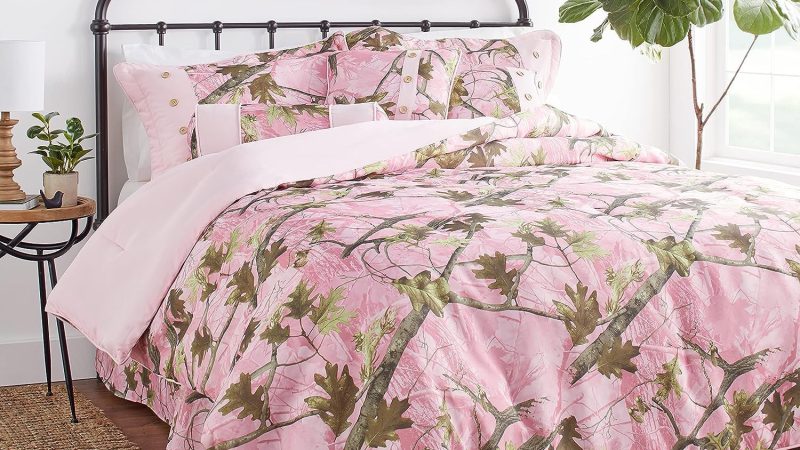 Paseo Road by HiEnd Accents | Camo Rustic Bedding 7 Piece Super Queen Comforter Set Review