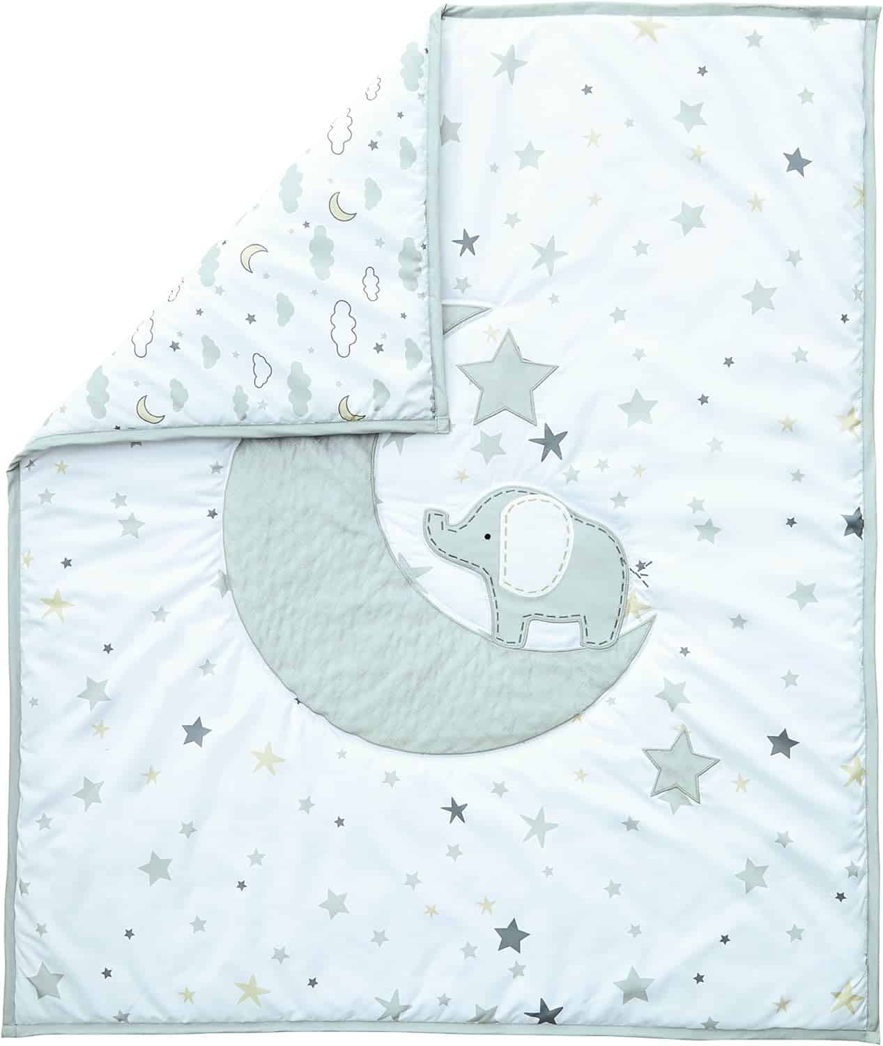 Wendy Bellissimo 4pc Nursery Bedding Baby Crib Bedding Set (Elephant) - A Stylish and Durable Choice for Your Baby's Nursery