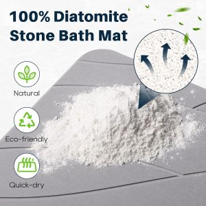 Closefriend Diatomite Stone Bath Mat – The Ultimate Bathroom Solution