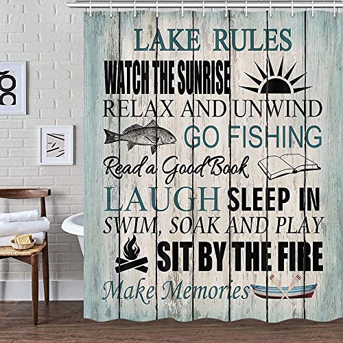 Enhance Your Bathroom with Lake Life RV Shower Curtains: A Review