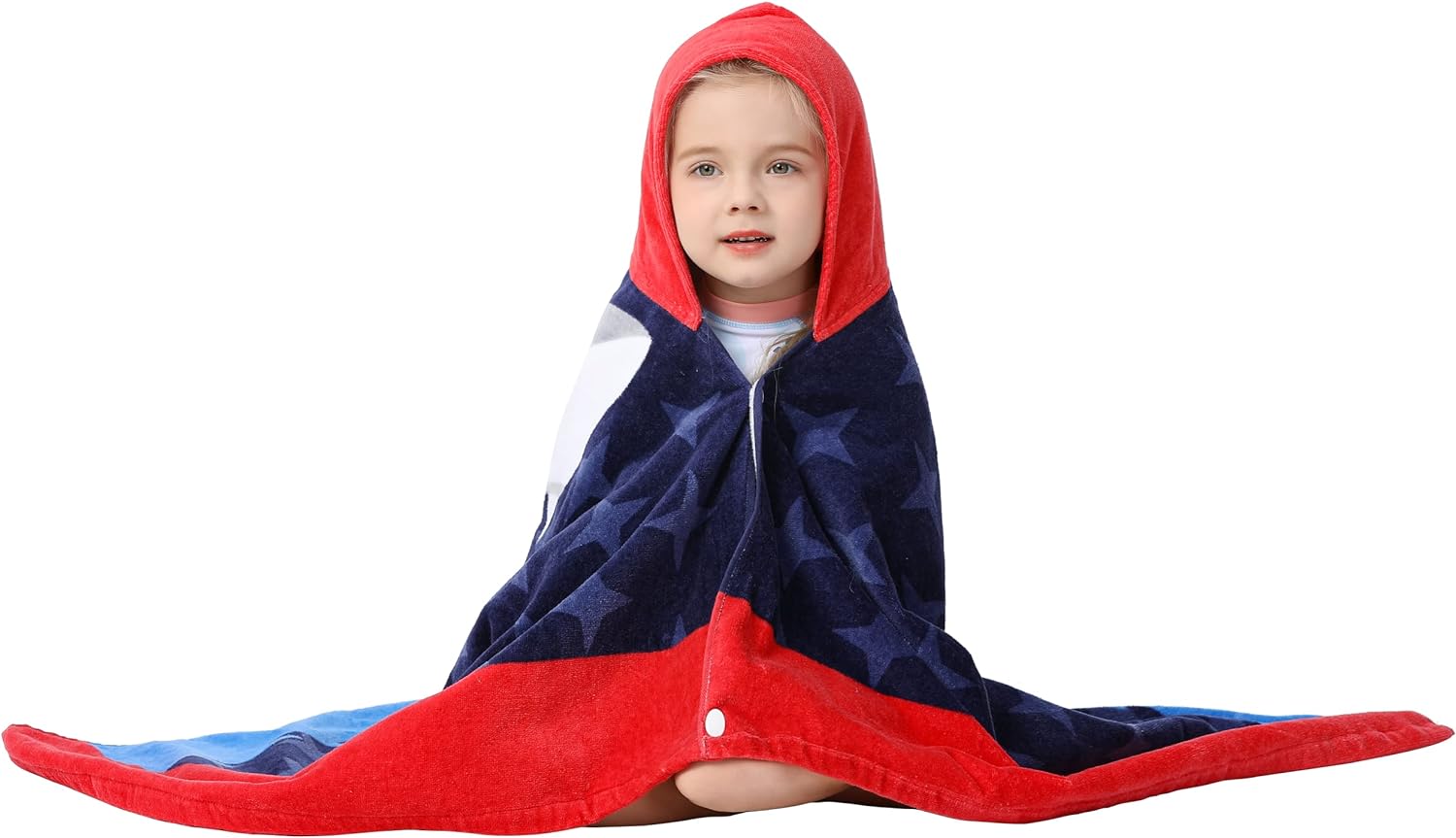 Athaelay Premium Cotton Hooded Towel for Kids | Great White Shark Design | Product Review