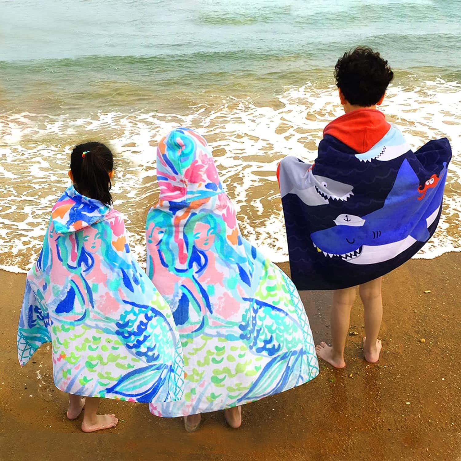 BANGSAUR Kids Hooded Beach Bath Towels: The Perfect Combination of Comfort and Fun